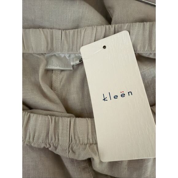 NWT Kleen Desert Khaki Lantern Pants 100% Linen #0818 3X - Picture 7 of 7